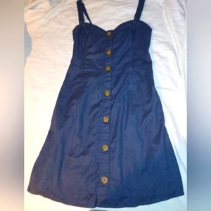 NWT Abercrombie & Fitch Navy Dress